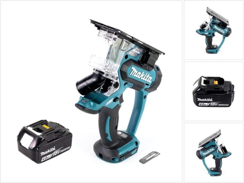 Makita DSD 180 M1 Akku Gipskartonsäge 18 V + 1x Akku 4,0 Ah - ohne Ladegerät