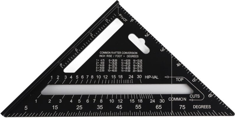 Dreieckswinkel, Akozon 7-Zoll-Winkelmesser (metrisch), 185 x 185 x 260 mm, aus Aluminiumlegierung, Präzisionswinkel für ...