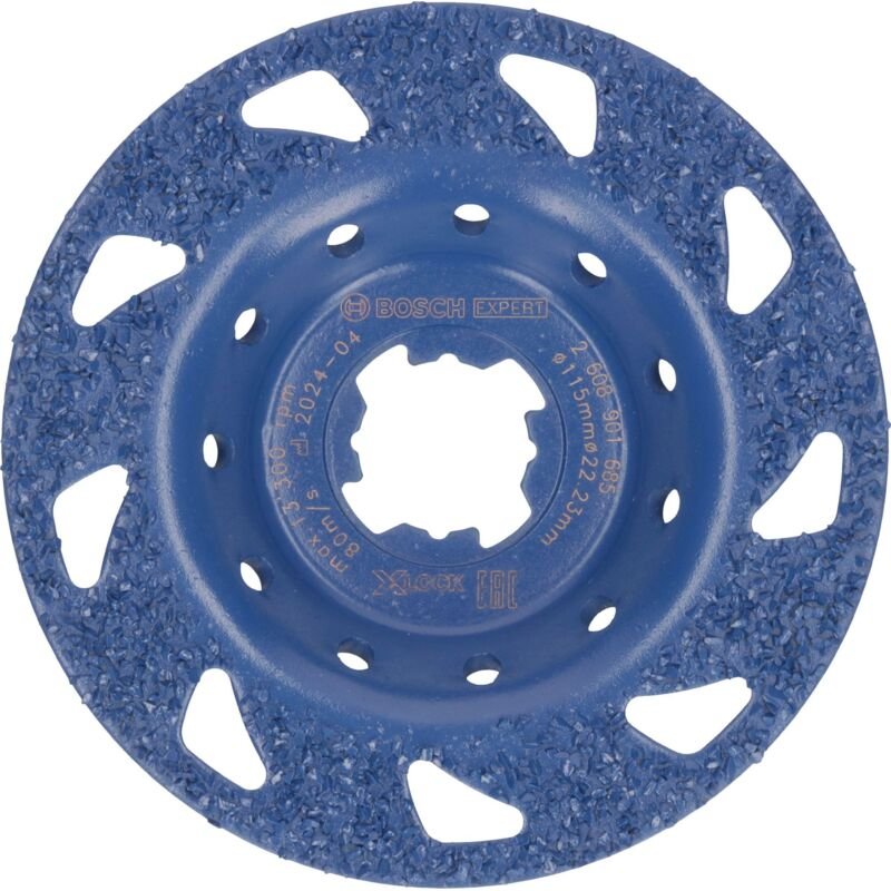 Bosch expert Multi Material Carbide-Topfscheibe med. flach x-lock 115 mm 22,23 mm - 2608901685