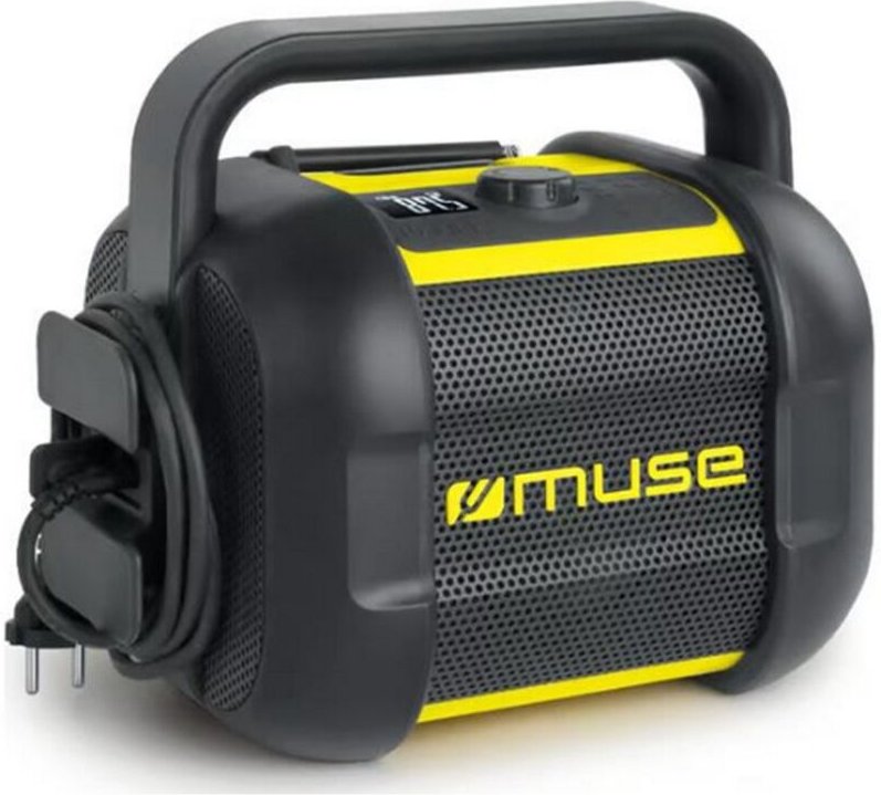 Gelb/schwarzes tragbares radio - Muse - M968BTY