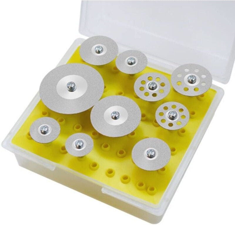 10 Stück Keramik-Schleifscheiben, Diamanttrennscheiben, Glaspolierscheiben, scharfe Diamant-Silber-Schweißglasscheiben, ...