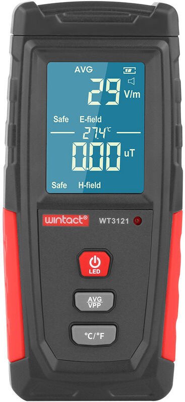 Shining House - Elektromagnetischer und magnetischer Strahlungsdetektor, LCD-EMF-Tester, Messgerät, Telefon, Computer, e...