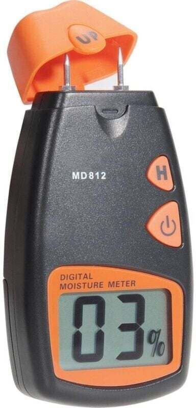Misuratore di umidità del legno, misuratore di umidità digitale MD-812, rilevatore di umidità della legna da ardere, sen...