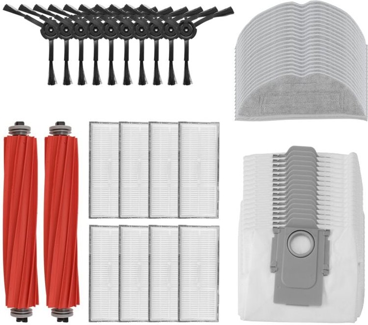 Für S7 Max Ultra Q100TSC Wichtigsten Seite Pinsel Hepa-Filter Mopp Tuch Staub Tasche Zubehör Ersatz Teile
