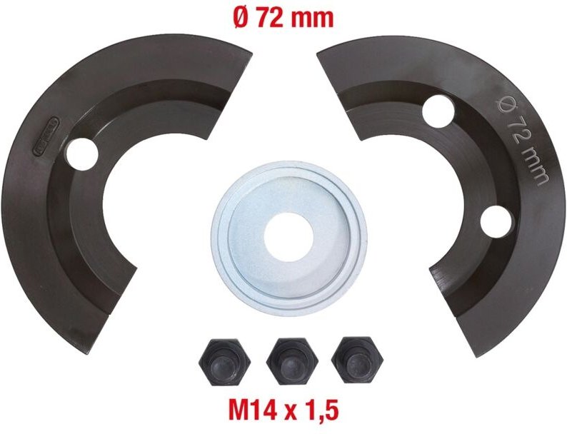 Halbschalen-Ergänzungs-Satz 6-tlg für ø 72 mm