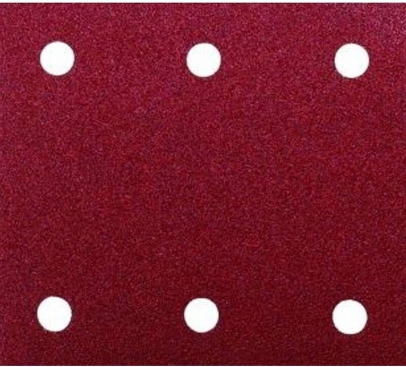 Schleifpapier 114 x 102 mm, K240, 50 Stk. 114 x 102 mm • K240 • 50 Stk. • 6 Loch - Makita