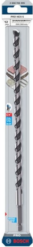 Bosch PRO Bohrer HEX-5, 12 x 250 x 300 mm