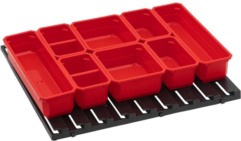 Toolbrothers - rhino Container Set Nr. 6 Werkstattwand mit 8 Behältern für rhino l Organizer Höhe m / l