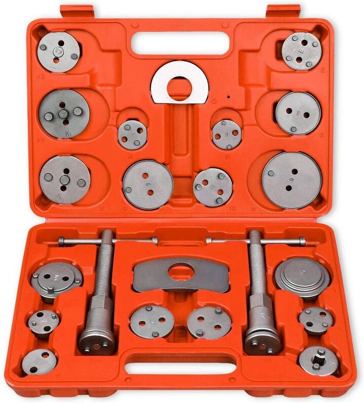 Bremskolbenrücksteller Universal 23 TLG.Satz - Bremsen Messschieber Kolben Rückstell kfz Werkzeug Set - Uisebrt
