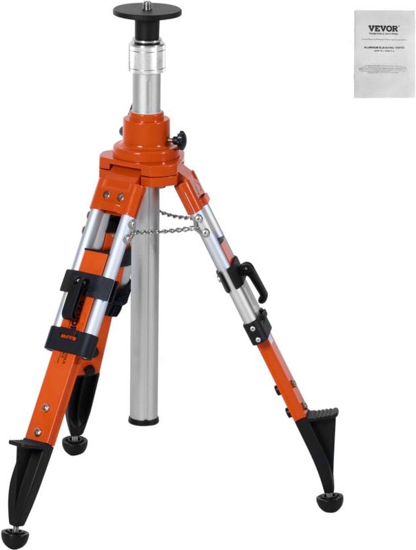 Laser-Wasserwaagen-Stativ, 5/8'-11-Gewindehalterung, 27,16-67,71 Zoll Höhenverstellung, robustes Vermessungsstativ, mit ...