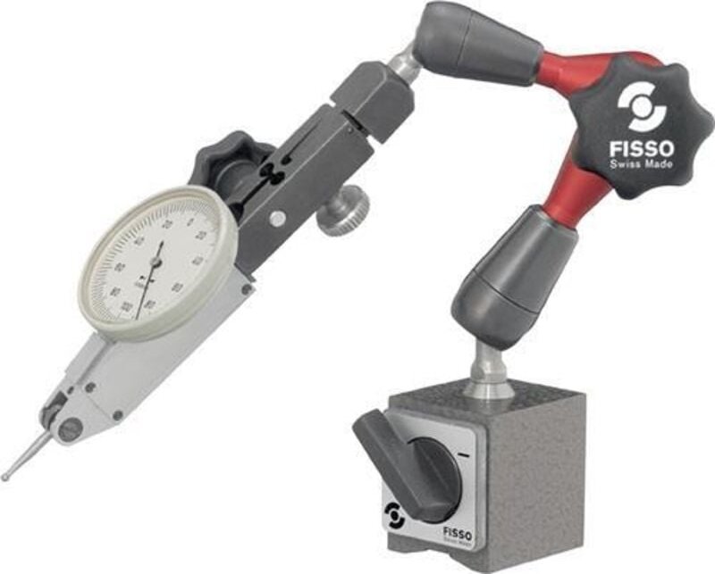 FP - Magnetmessstativ strato-line r. 130mm Gesamt-H. 220mm Haftkraft 300 n fisso