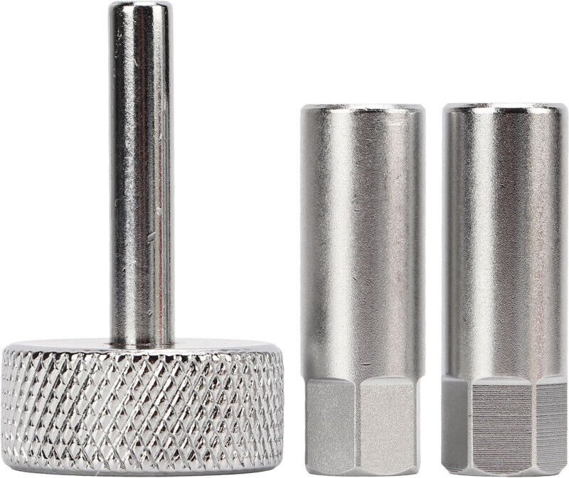 3-teiliges Werkzeugset zur Einstellung von Stößelstangenventilen mit 8 x 9 mm Kontermuttern-Steckschlüsseln und 3 mm Vie...