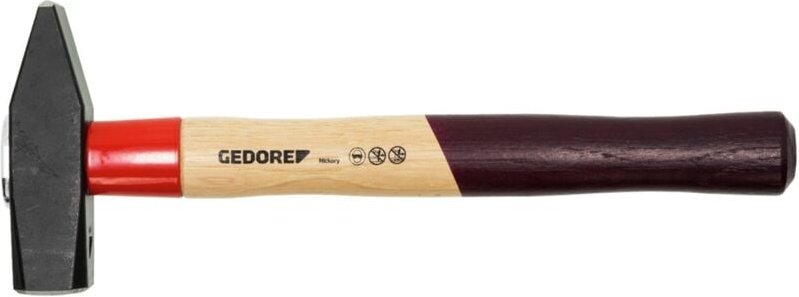 Schlosserhammer rotband-plus mit Eschenstiel, 2 kg - Gedore