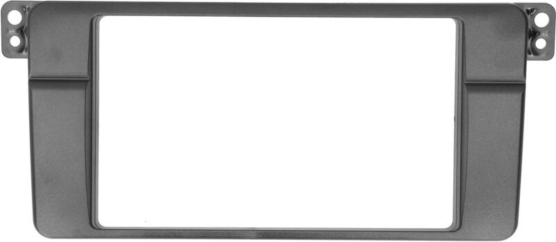 Tbest 2-DIN-Radioblende, hochwertiges ABS-Material, Stereo-Panel, Armaturenbrett-Einbaublende, perfekt passend für 3er E...