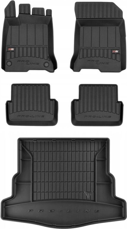 SET 3D Gummimatten Renault Laguna 3 Coupe 2008-2015