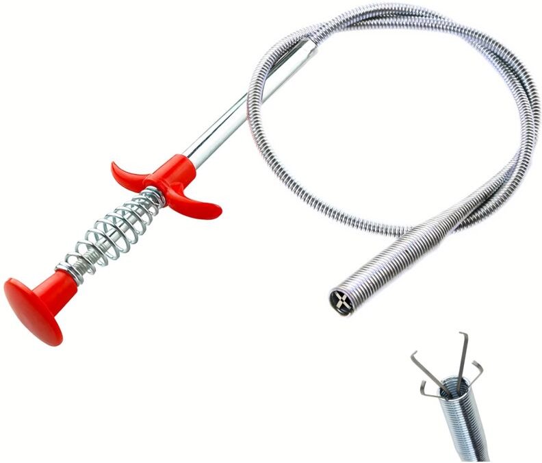 Abflussreiniger, Abflussrohrreiniger - Abflussreiniger für Toilette, Dusche, Küche, Badezimmer und Badewanne, flexibler ...