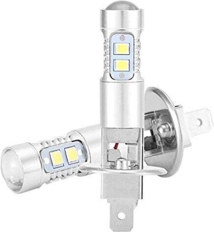 Odipie - H1 100 w LED-Lampe, Scheinwerferlampen, Nebelscheinwerfer, 360-Grad-Scheinwerfer, LED-Lampe, 2 Stück, H1 6000 k...