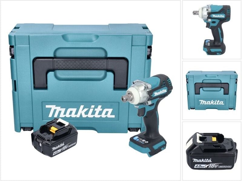 Dtw 301 M1J Akku Schlagschrauber 18 v 330 Nm 1/2' Brushless + 1x Akku 4,0 Ah + Makpac - ohne Ladegerät - Makita