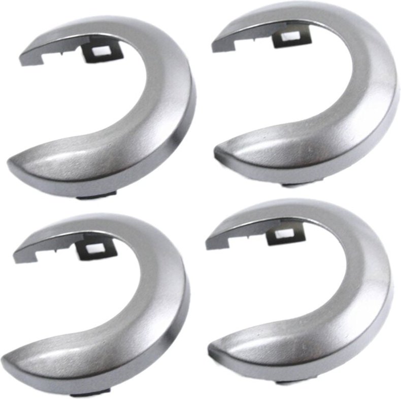 Tlily - 4x Auto Innen Türgriff Abdeckung Trim Griff Rosette für Nissan Tiida 2005-2010 1,6 livina NV200 Geniss Silber gr...