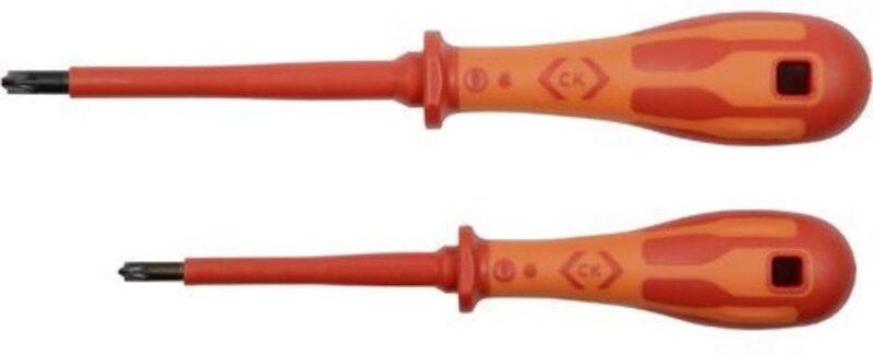 C.k Magma - c.k vde Schraubendreher-Set 2teilig Kreuzschlitz Pozidriv