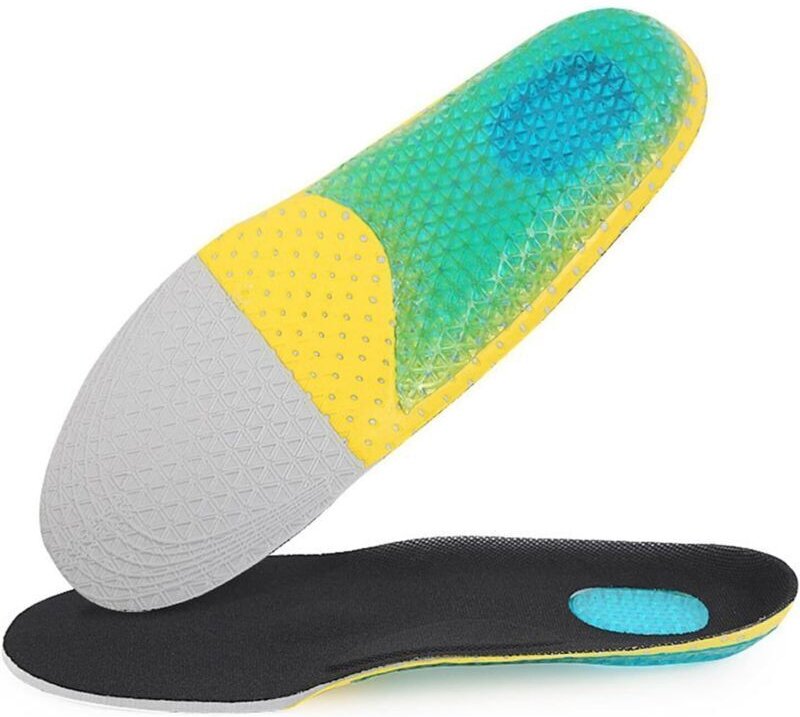 Orthopädische Schuhe aus weichem Silikonschaum für Correr, Unterstützung für das Fußgewölbe, Sportanlage, Kissen für den...