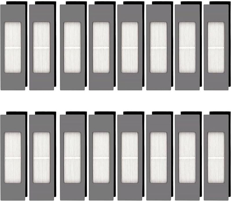 VORNE (16 Stück) N10 HEPA-Filter für Ecovacs DEEBOT OZMO N10 N10 Plus 920 950 T8 AIVI Max T9 T5 N5 N7 N8+ N8 Pro Plus Sa...