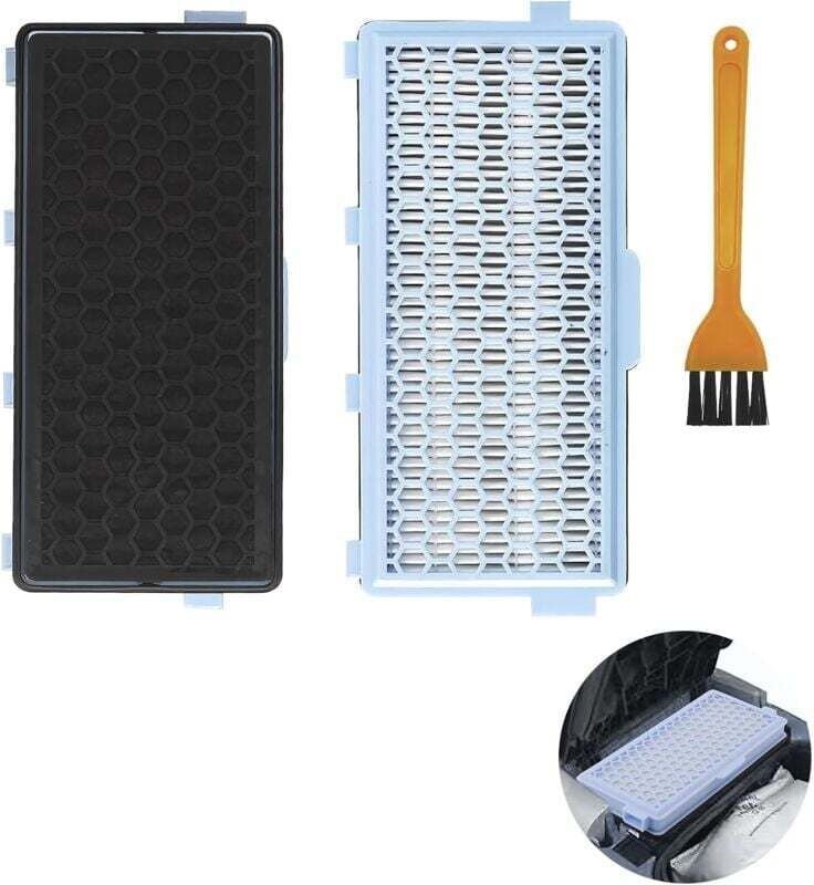2er-Pack Staubsaugerfilter für Miele Complete C1 C2 Active AirClean SF-HA 50 Ersatzfilter für Miele Compact C1 C2 Staubs...