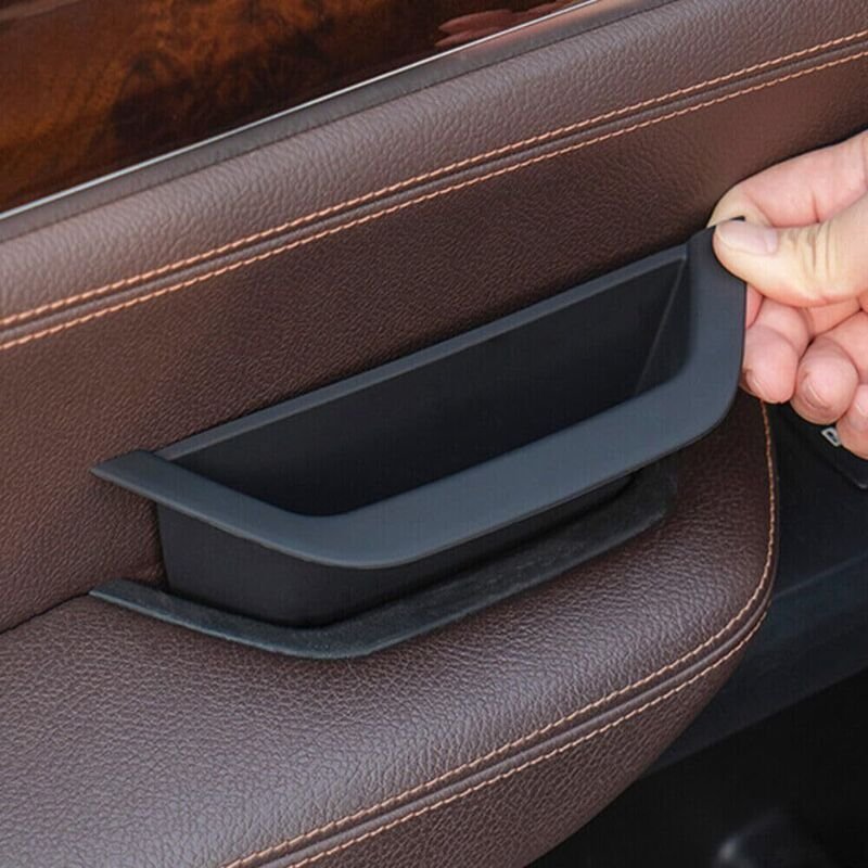 Für BMW X3 X4 F25 F26, Autotürgriff, Fahrerseite, Aufbewahrungsbox, für BMW X3 X4 2010–2017 (schwarz)