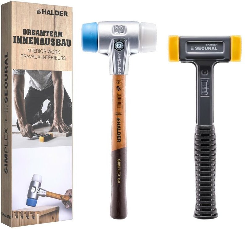 Dreamteam Innenausbau simplex + secural Schonhammer Hammer 3117s003 - Halder