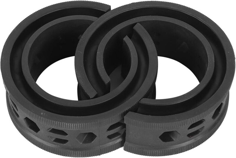 Ccykxa - Schwarzer 2-teiliger Gummidämpfer für Auto-Schraubenfedern, universeller Auto-Stoßdämpfer, Federdämpfer, C-Typ-...