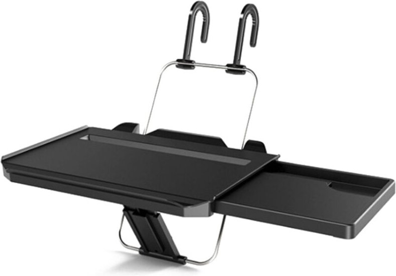 Tragbares Auto-Lenkradtablett mit Ablagefach, Schublade und Vertiefung für Getränkebecher zum Essen, Schreiben und Arbei...