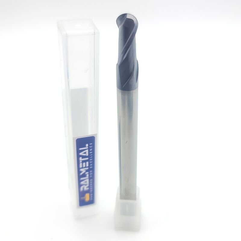 VHM-Kugelkopffräser - Fi8 R4 x 100 mm 45 HRC