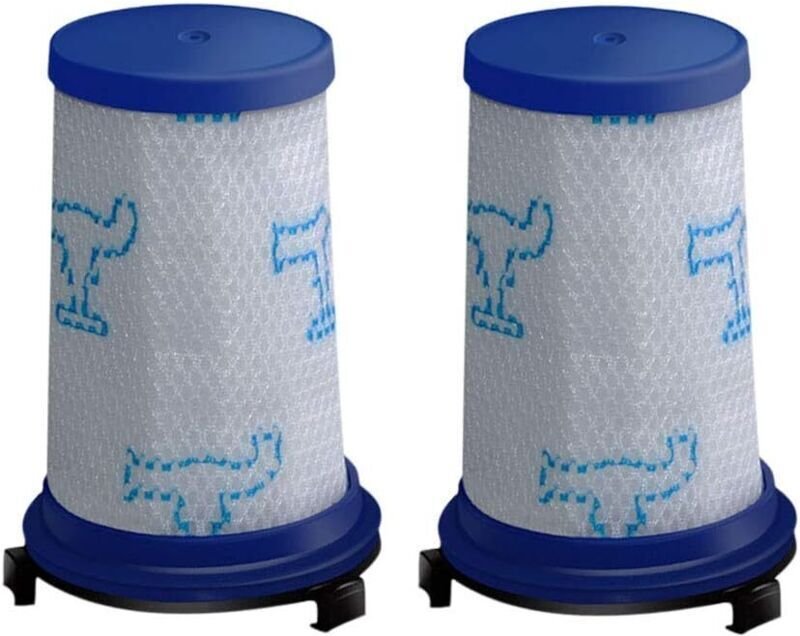 2er-Pack Ersatzfilter für den Rowenta Air Force 360 Staubsauger, kompatibel mit ZR009001