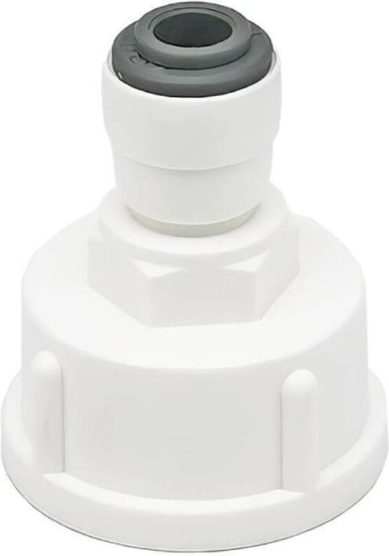 Qrity 1-teiliger Kühlschrank-Wasserschlauchanschluss, Schnellkupplung 1/4" auf 3/4" Innengewinde, Doppeldichtung, Schnel...