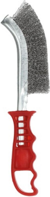 Handbürste Kunststoffgriff Rot Stahl 260x41 Norton - Norton