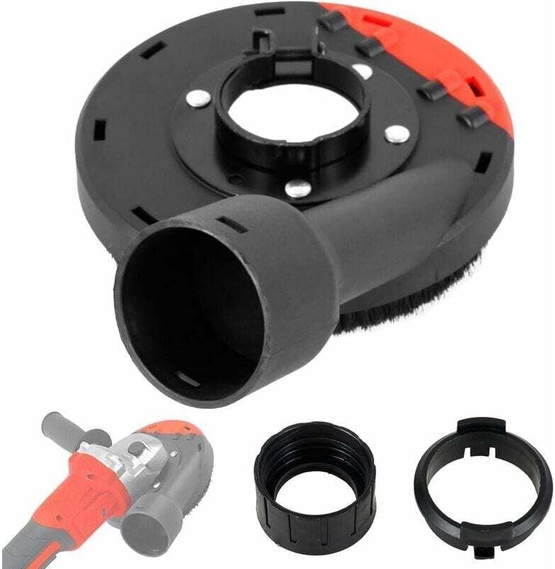 Staubabsaugung für Winkelschleifer (125 mm/100 mm), professionelle Staubabsaugung für Winkelschleifer, hochwertiges Stau...
