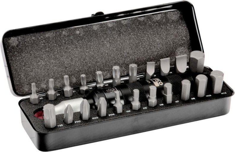 1/4-Schlagschraubendreher-Satz für Phillips- und TORX-Schrauben 45 mm x 70 mm x 197 mm - 23-tlg. - Bahco