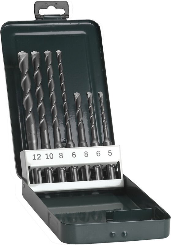 Bosch Accessories 2609255543 Hammerbohrer-Set 7teilig 5 mm, 6 mm, 6 mm, 8 mm, 8 mm, 10 mm, 12 mm