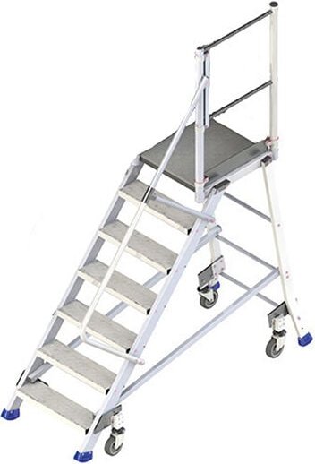 Matisère - Plattformleitern 6 Stufen - Maximale Arbeitshöhe. 3.20m - ES306D-R