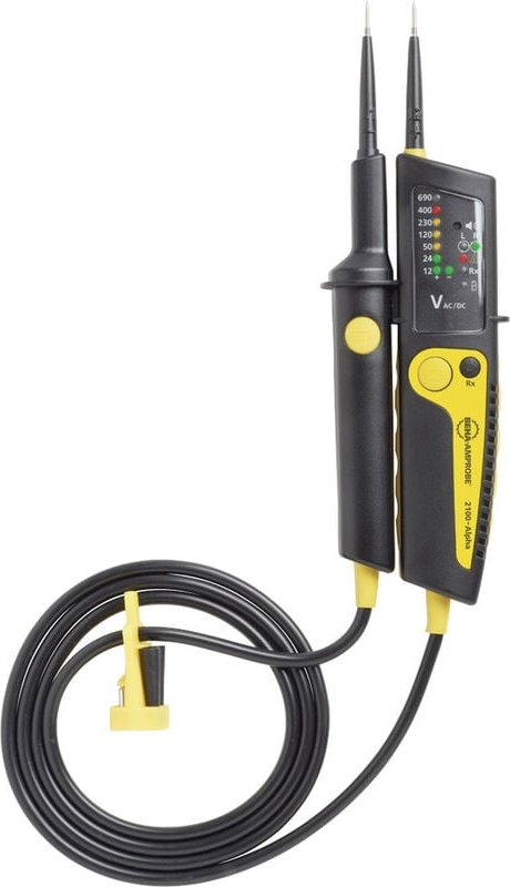 Amprobe - Beha 2100-ALPHA Zweipoliger Spannungsprüfer cat iii 1000 v, cat iv 600 v led, Akustik