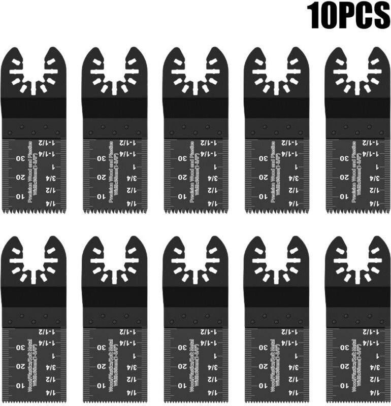 10-teiliges montiertes oszillierendes Multifunktionswerkzeug-Sägeblatt, oszillierendes Multifunktionswerkzeug-Zubehör, u...