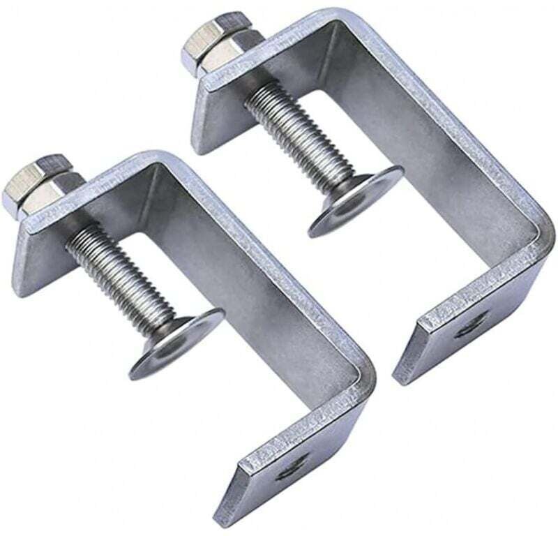 Pince Robuste Acier Inoxydable, 2 Pièces Serre-Joints C, 65mm Pince C Robuste, Pince Fixation Travail Bois, pour Travail...