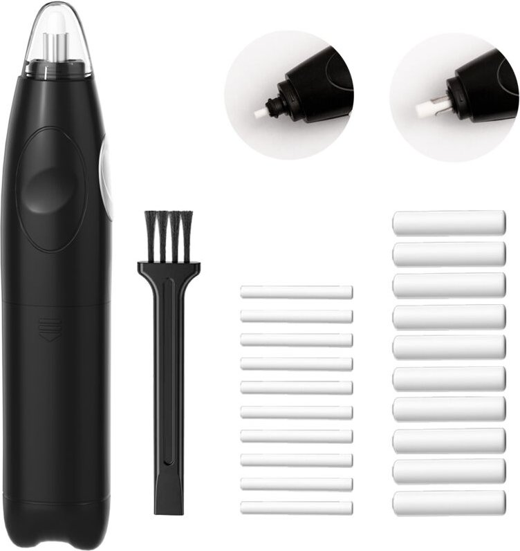 Elektrischer Radierer, wiederaufladbares elektrisches Radierer-Set, automatischer tragbarer Radierer für präzises Zeichn...