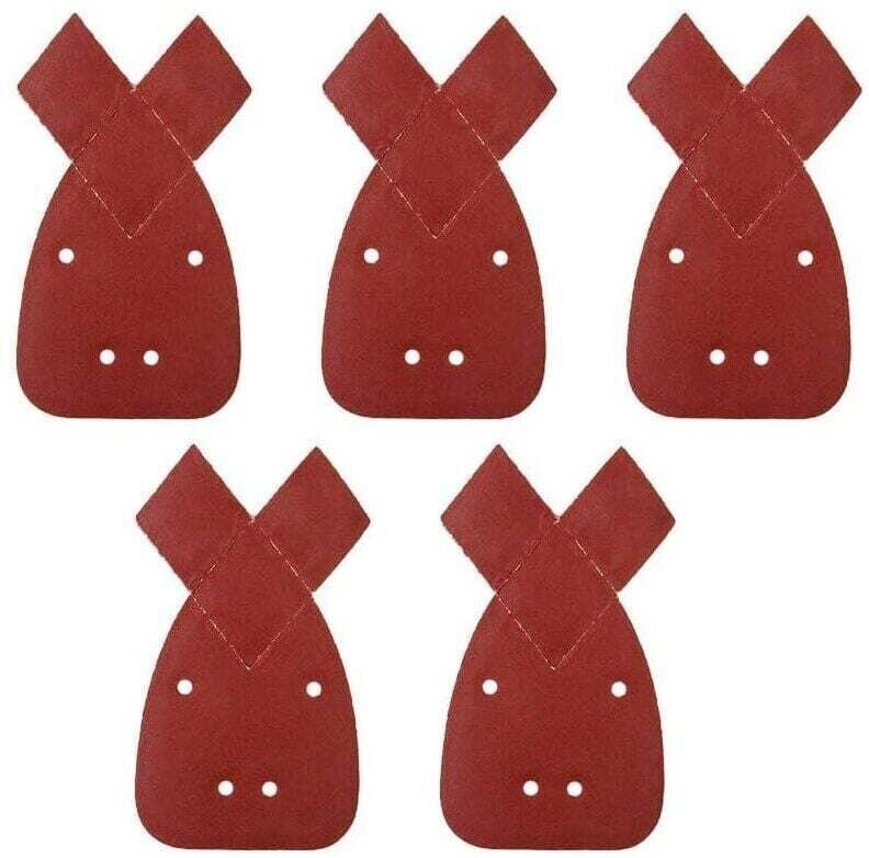 Packung mit 10 Blatt 2000er Schleifpapier für Black & Decker Detail-Exzenterschleifer