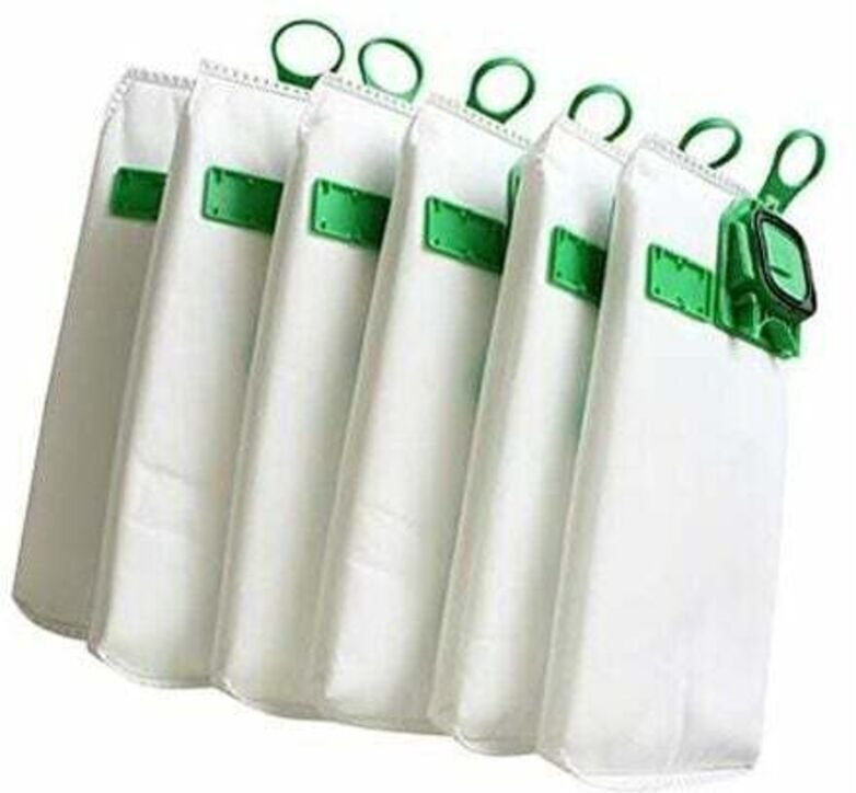 Packung mit 6 hocheffizienten Staubsaugerbeuteln für Vorwerk VK140, VK150, FP140 und Kobold Staubsauger