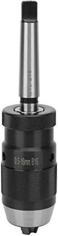 MK2-B16 Bohrfutter, Schnellspannfutter, Spannbereich 0,5-16-mm-Morsekonus-Schnellspannfutter für Bohrmaschinen, Fräsmasc...