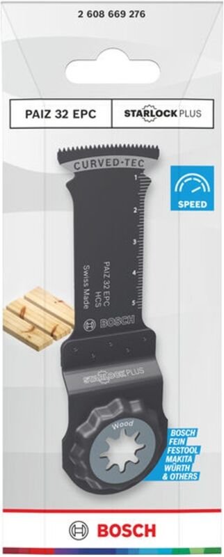 Bosch Tauchsägeblatt PAIZ 32 EPC Holz, Starlock, 32 x 60 mm