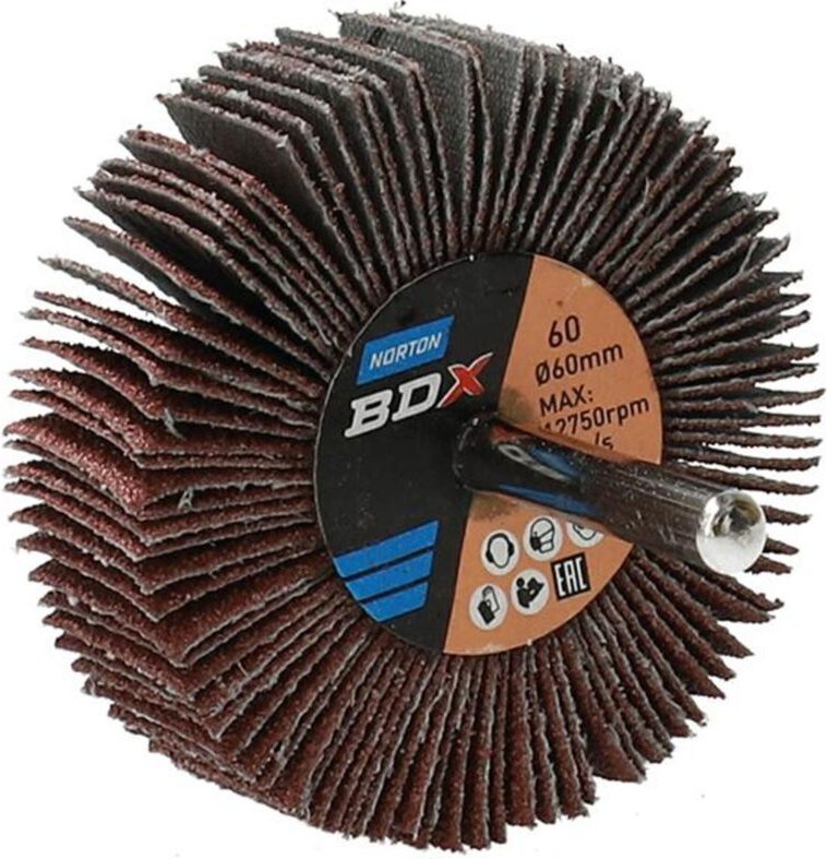 Fächerschleifer m.Schaft R207Plus 60x20x6 P60