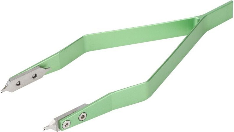 BEBUSINGOTO V-förmiges Uhrenreparaturwerkzeug, Doppelstegfeder-Typ, metallgeformtes Uhrenreparaturwerkzeug-Zubehör