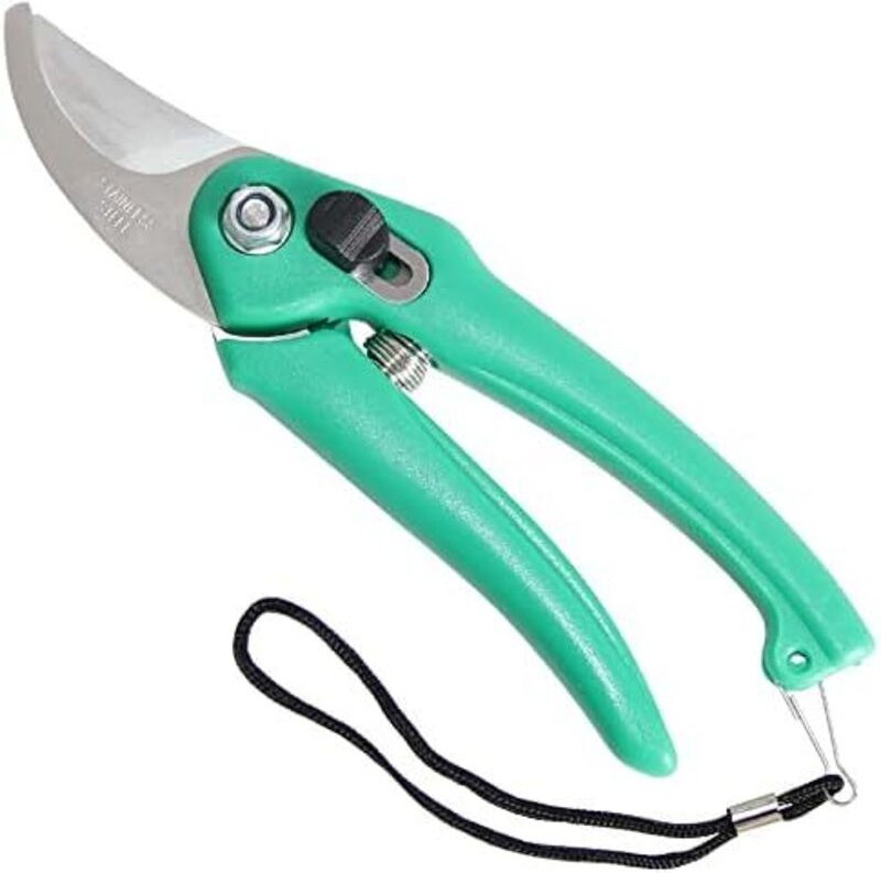 Ergonomische Gartenschere aus Edelstahl – Grün